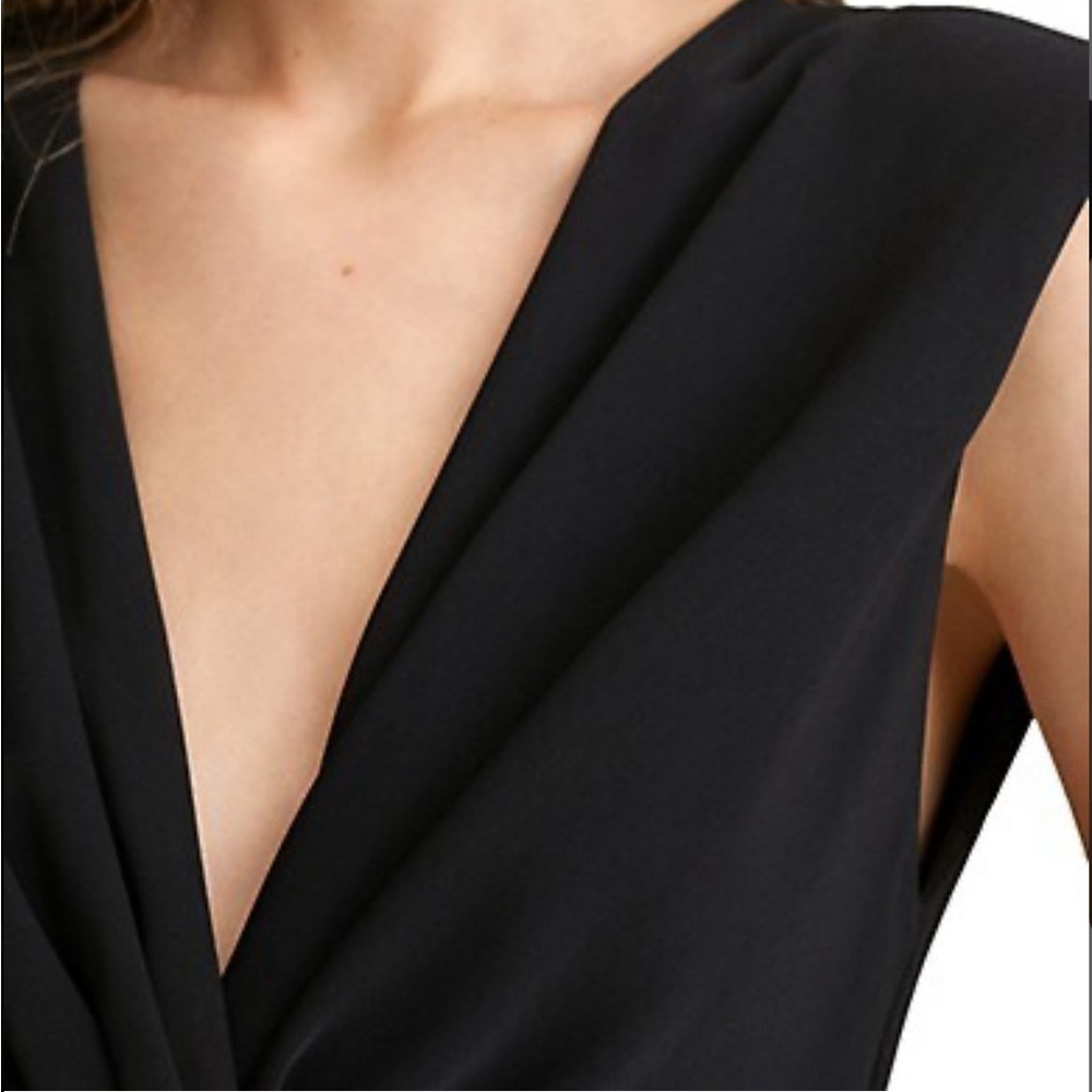 MANGO PADDED SHOULDERS SLEEVELESS DRESS - S2530 - Picture 5 of 7